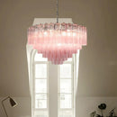 Axyaa Glass Chandelier Light: Elegant French Home Decor for Living Room, Bedroom, Hotel, Staircase.
