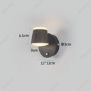 Axyaa LED Rotatable Wall Lamp USB Charging Touch Dimming for Bedroom and Living Room