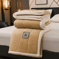 Axyaa Flannel Coral Fleece Blanket - Multi-Functional & Thickened Comforter