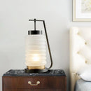 Axyaa Glass Living Room Table Lamp - Modern Light Luxury Decor for Bedroom and Study