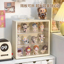 Axyaa Plush Doll Storage Box: Dust-Proof & Spacious for Labubu Blind Box Display