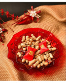 Axyaa Big Fu Zi Fruit Plate - Melon & Snack Plate for Home, BPA-Free