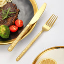 Axyaa Palace Steak Fork Set Elegant Stainless Steel Cutlery