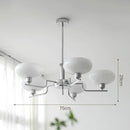 Axyaa Modern French Bedroom Chandelier LED Lamp