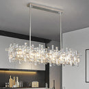 Axyaa Crystal Chandelier Stair Pendant Lamp Living Room Pendant Lights Home Interior Lighting