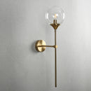 Axyaa Golden Touch Wall Sconces: Modern Glass Nordic Lighting Fixtures for Home Decor
