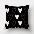 Axyaa Geometric Print Polyester Sofa Cushion Covers Home Decor Pillowcase