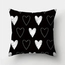 Axyaa Geometric Print Polyester Sofa Cushion Covers Home Decor Pillowcase