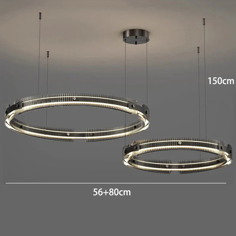Modern Nordic Dining Room Pendant Light Chandelier by Axyaa