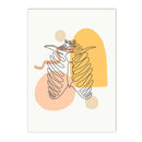Axyaa Human Anatomy Skeleton Canvas Wall Art for Medical Office Decor