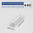 Axyaa Fridge Beverage Pusher: Clear Sliding Storage Container for Drinks