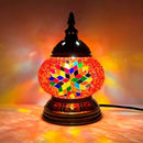 Turkish Mosaic Light Material Package Table Lamp - Axyaa Handmade Glass Gift