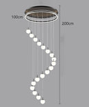 Axyaa Modern LED Pendant Chandeliers for Home Decor Lighting