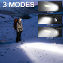 Axya COB LED Rechargeable Flashlight - Waterproof, Magnetic Work Light, 3 Lighting Modes