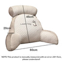 Axyaa Reading Pillow with Headrest - Lumbar Support Backrest for Chair, Sofa, Bed