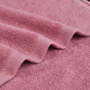 Axyaa Christmas Red Cotton Bath Towels Embroidered Hotel Home Spa Gym Gift Towel