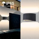 Axyaa LED Wall Sconces 7W Indoor/Outdoor Up Down Wall Mount Lights