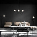 Axyaa Glass Chandelier: Modern Personalized Pendant Light for Living Room & Dining Room