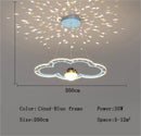 Axyaa LED Starry Chandelier for Children's Room Pendant Lamp Nursery Bedroom Lighting