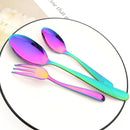 Axyaa 24Pcs Luxury Silverware Set for Elegant Dining
