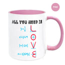 Axyaa Love Mug 11oz Ceramic Coffee Cup Friends Birthday Gift Christmas Mug