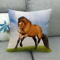 Axyaa Horse Print Cushion Covers: Animal Pillow Cases for Home Decoration