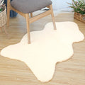 Axyaa Soft Plush Faux Rabbit Fur Carpet for Modern Home Decor