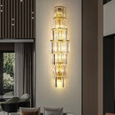 Axyaa Modern Crystal Wall Sconce for Living Room, Hall, Loft, Bedside - Nordic Porch Luxury Décor