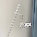 Axyaa Heart Bow Straw Charm for 30/40 oz Tumbler: Kawaii Pendent Chain Accessories
