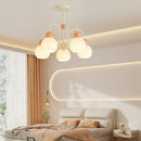 Axyaa Cream Girlish Heart LED Ceiling Pendant Lamp for Bedroom, Living Room, Dining Room