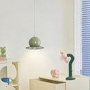 Axyaa Cream Wind Pendant Lamp for Bar & Dining Table - LED Chandelier
