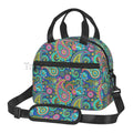 Axyaa Paisley Pattern Lunch Bag: Waterproof, Insulated, Reusable, Thermal Tote