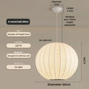 Axyaa Nordic Silk LED Pendant Light for Dining Bar Bedroom.