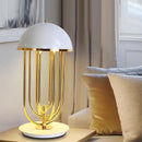 Axyaa Mushroom Shape Desk Lamp LED Table Light Luxury Antique Style Home Decor