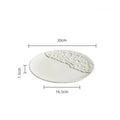 Axyaa Ceramic Steak Plate - Elegant Western Cuisine Tableware