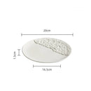 Axyaa Ceramic Steak Plate - Elegant Western Cuisine Tableware