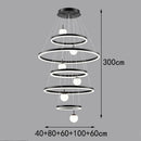 Axyaa Modern Dining Room Pendant Lights LED Chandelier Ceiling Lamp