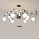 Axyaa LED Chandeliers for Modern Home Decor, Indoor Pendant Light Lamps for Living & Dining Room