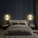 Axyaa LED Wall Light, Aluminum Acrylic Hardwire Sconces for Bedroom, Living Room