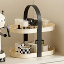 Axyaa 2-Tier Perfume & Cosmetics Organizer Tray for Desktop Dressing Table