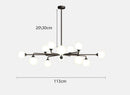 Axyaa Pendant Light Chandelier for Modern Dine Dining Room Ceiling Decor