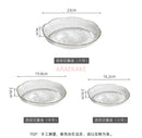 Axyaa Glass Fruit Plate: High Beauty Delicate Dim Sum Candy Snack Plate