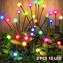 Axyaa Solar Glowworm Lights: Dual-Color LEDs, Waterproof for Lawn, Pathway, Patio