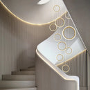 Axyaa Modern Chandelier Stair Pendant Living Room Lights Interior Lighting