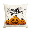 Halloween Ghost Pillowcase by Axyaa - Sofa Decor Throw Pillow Cover