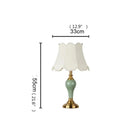 Axyaa Ceramic LED Desk Lamp for Home Office and Hotel Decor