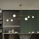 Axyaa Glass Ball Pendant Chandelier for Dining Room & Kitchen Table