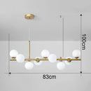 Axyaa Modern LED Pendant Light Chandeliers for Living and Dining Room