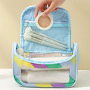 Axyaa Multifunctional Waterproof Makeup Storage Bag - Large Capacity & Portable