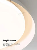 Axyaa Modern Wabi-Sabi Nordic Ceiling Light for Luxury Master Bedroom and Living Room